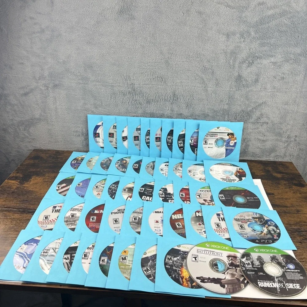 Multi Platform Loose Discs Video Game - Lot Of 50 - AS IS Untested Scratches #7